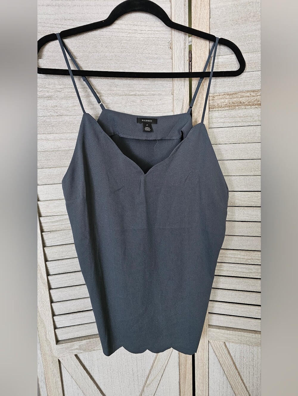 NWT Halogen Scallop Camisole